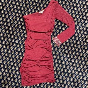 LAST CHANCE Charlotte Russe maroon holiday dress - donated 2/28